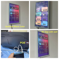 Monitor Android Todo en Uno con Pantalla Táctil Full HD de 21.5/24/27/32 Pulgadas, Cartel Digital de Pared, Cámara con IA, POE, NFC, Publicidad