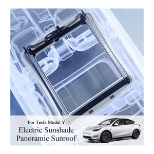 New Arrival Light Weight Electric Sunshade Sunroof Retractable Sun Shade For Tesla Model Y Car