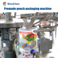Machine d'emballage rotative industrielle Shuchen à grande vitesse entièrement automatique pour sachets Doypack préformés de fruits secs, idéale pour les chips de plantain