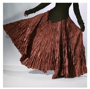 <span class=keywords><strong>Jupe</strong></span> plissée décontractée pour femme, taille basse, anti-rides, grande <span class=keywords><strong>jupe</strong></span> évasée, robe simple et décontractée - Product Image 4