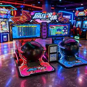 Machine de jeu d'arcade Crazy Ball, interactive, à double moniteur, jeu de lancer de balles, machine d'arcade à monnayeur - Product Image 3