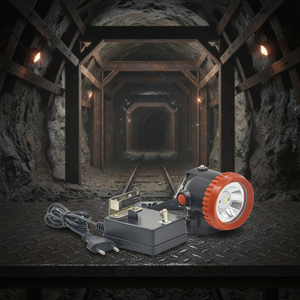 Lampe de casque pour mineurs, IP65, anti-explosion, LED, lampe frontale rechargeable pour la sécurité des mines souterraines - Product Image 1