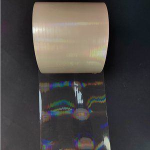 Vente en gros directe de <span class=keywords><strong>film</strong></span> de stratification holographique Bopp arc-en-ciel à froid avec adhésif - Product Image 3
