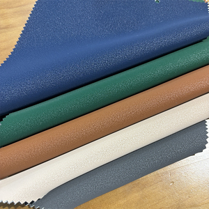 100% POLIURETANO imitación cuero semi PU sofá sintético tela de cuero de alta calidad fabricación de muebles Lowell - Product Image 4