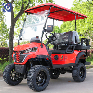 Carrito <span class=keywords><strong>de</strong></span> Golf Eléctrico <span class=keywords><strong>de</strong></span> 4 Plazas con Batería <span class=keywords><strong>de</strong></span> Litio <span class=keywords><strong>de</strong></span> 72V, Homologado para Circular por la Calle, Diseño Elevado para Complejos Turísticos - Product Image 2