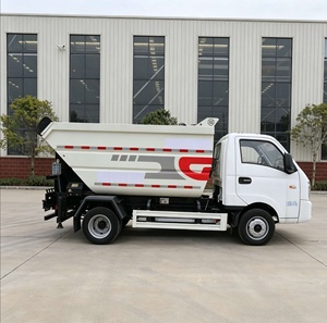 Camión de basura eléctrico de alta elevación DCD5041ZZZZBEV sin contaminación secundaria, 5 metros cúbicos, 90 km/h, tanque de agua sellado en forma de barco. - Product Image 5