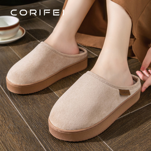 Custom Thick <strong>Sole</strong> Tasman <strong>Slipper</strong> Women's Snow <strong>Boots</strong> New Fashion Winter Muffin Warm Fur Upper Breathable TPR Outsole - Product Image 4