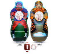 Cible de lancer de football gonflable durable, jeu de fête, jouets sportifs résistants à l'eau pour enfants et familles, ensembles de jeux de lancer