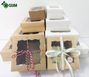 Boîte à biscuits en carton personnalisée avec fenêtre transparente - Product Image 5