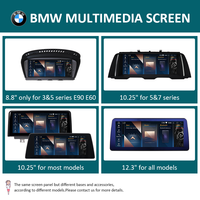 Radio de Coche Portátil KLYDE con Pantalla de 10.25/12.3 Pulgadas y Android 13 para BMW Serie 1 y 2 F20 F21 E81 2004-2019, Amplificador Inalámbrico Integrado
