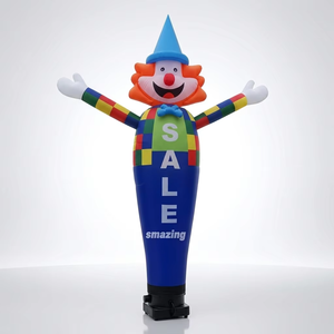 Tube publicitaire <span class=keywords><strong>gonflable</strong></span> Air Man Sky Dancer 8-10ft/5m, étanche, alimenté par USB, thème dessin animé, en tissu Oxford durable - Product Image 5