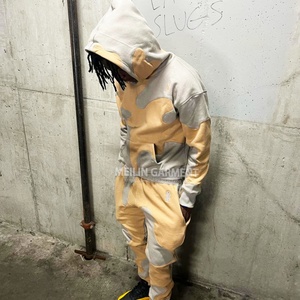 Clothing Manufacturer Custom Design logo Cut and <b>Sew</b> Sportswear Clothing Hoodiesand Sweatpants <b>Set</b> Two Piece Suit Tracksuit <b>Set</b> - Product Image 3