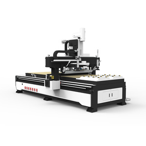 Machine CNC professionnelle haut de gamme <span class=keywords><strong>pour</strong></span> le travail du bois, <span class=keywords><strong>portique</strong></span> <span class=keywords><strong>pour</strong></span> portes d'armoires, avec magazine de 12 outils - Product Image 2