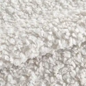 Factory 100% Recycled Polyester Yarn Dyed Knit Terry Soft Teddy Bear Sherpa Fleece Fabric For Winter Coats