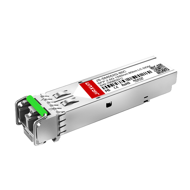 JIAXUN JS-SM552G-80C 2.5GBASE-LX SFP 1310nm 80km Duplex LC/UPC SMF Optical Transceiver Module