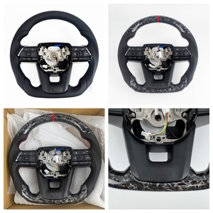 Volante Deportivo de Fibra de Carbono 3D de Cuero, <span class=keywords><strong>Precio</strong></span> Bajo Directo de Fábrica, para <span class=keywords><strong>Toyota</strong></span> Hilux 16 - Product Image 1