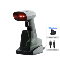 Lector de Códigos de Barras Inalámbrico Qr 1D 2D, Escáner Portátil Android con Bluetooth y Base de Carga, Memoria Stock X-1901B