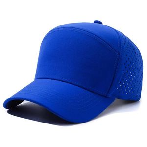 Most Popular Baseball Cap With Embroidered Logo Waterproof Breathable Quick-Drying 7 Panel <b>Running</b> Hat With Laser Holes - Product Image 3