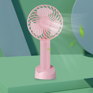 Gran oferta, mini ventilador de base portátil, luz recargable USB, ventilador de mano de refrigeración por aire, ventilador de ajuste de 3 velocidades, ventiladores prácticos portátiles - Product Image 1