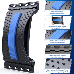 Papan penumpuk punggung Lumbar yang dapat diatur, perangkat dekompresi tulang belakang pereda nyeri punggung bawah - Product Image 5