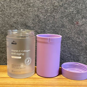 زجاجات مزدوجة مخصصة من شركة RTCO بسعة 150 مل (5 أونصات) من مادة PETG الصالحة للطعام، شفافة ومثلجة، لتعبئة 30 أو 60 أو 90 كبسولة من المكملات الغذائية أو الحلوى - Product Image 5