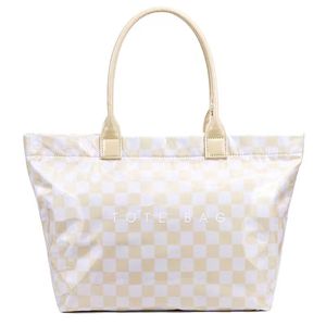 Bolso de Mano Tipo Tote de PVC/Nylon, Personalizado, Casual, para Playa, Abierto, Portátil, sin Asa, Capacidad de 1-1.9L, No Impermeable, para Mujer - Product Image 6