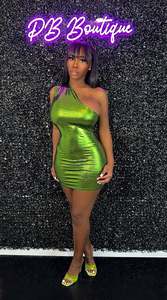 Prix Usine Robe Élégante Femme à Taille Haute et Épaule Oblique, Sans Manches, Couleur Unie, Grande Élasticité, Sexy et Tendance - Product Image 5