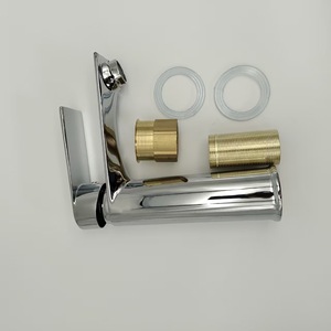 <span class=keywords><strong>Miscelatore</strong></span> per lavabo alto in cromo-zinco con cartuccia in ceramica da 35 mm, design classico, rubinetto bagno caldo/freddo - Product Image 6