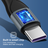 Câble de charge rapide USB Type-C tressé en nylon, vente en gros d'usine, câble de données pour téléphone portable