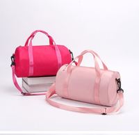 30 sacs de sport personnalisés avec logo, grande capacité, sac de sport de fitness, sac de voyage portable, imperméable, en nylon, avec compartiment pour chaussures