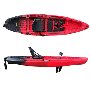 <span class=keywords><strong>Kayak</strong></span> <span class=keywords><strong>de</strong></span> pêche modulaire en <span class=keywords><strong>2</strong></span> parties <span class=keywords><strong>de</strong></span> 11 pieds avec aileron, pédale et propulsion par hélice, facile à transporter et à ranger, utilisé en mer - Product Image 1