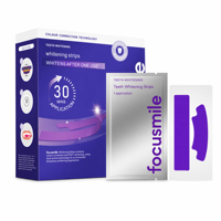 Отбеливающие полоски для зубов OEM Purple, для домашнего использования, набор для отбеливания зубов, формула PAP, коррекция цвета, 14 пар.