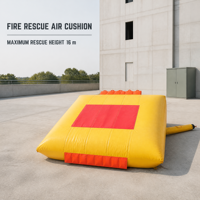 Coussin d'air gonflable de sauvetage en cas d'incendie pour grande hauteur, équipement de sécurité d'évacuation de 16 m, rapport GA631 2006