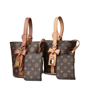 Top Ranking elegante bolso de cubo bolso cruzado de moda Vintage estampado personalizado mujeres bolso de hombro de lujo para mujer - Product Image 4