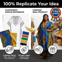 Nouvelle Robe Bubu Africaine 2026 pour Femme Grande Taille Style Ankara Imprimé Géométrique Col en V Coupe Ample Robe Longue de Soirée Maxi Vente en Gros