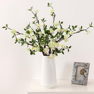 Flor de ciruelo al por mayor Wintersweet para boda decoración interior del hogar flor artificial corredor <span class=keywords><strong>chimonanthus</strong></span> fragrans - Product Image 6