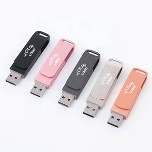 Clé USB personnalisée OTG Type-C 2.0, nouvelle clé USB en métal, 64 Go, style 32 Go, mémoire intégrée 128 Go, boîte, clé USB - Product Image 1