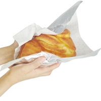 Feuilles de papier d'emballage rectangulaires laminées en aluminium métallisé, de qualité alimentaire, imprimées, pour hamburgers et sandwichs, couleur argent doux