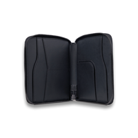 Ensemble d'étiquettes à bagages personnalisées pour passeport et document de voyage, pochette, sac organisateur de voyage, porte-passeport de luxe, en cuir végétalien pour hommes