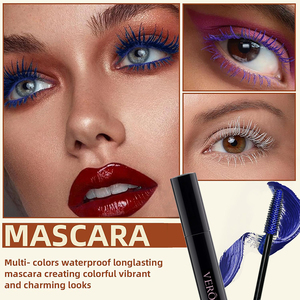 Mascara coloré à séchage rapide pour cils longs, 7 couleurs naturelles, effet allongeant - Product Image 6