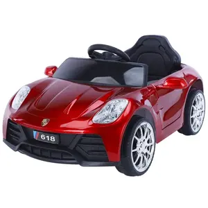 1 Seater Kids Ride On Car-Children Electric Toy Car 12v Battery With Music And Light For Boy And Girls