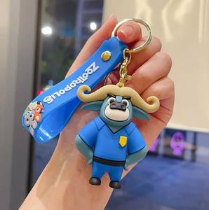 Porte-clés en plastique animal Judy de dessin animé 2026 avec design Nick pour décoration de voiture et sac, jouet - Product Image 4