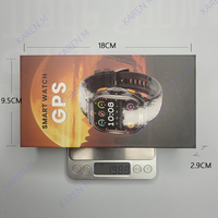 Jam Tangan Pintar X5 Layar AMOLED 1,96 Inci, GPS, Tekanan Ketinggian, Kompas, Baterai 530mAh, Jam Tangan Olahraga Kebugaran Luar Ruangan Tahan Air