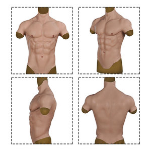 Eta Macho Strong Abdominal Artificial Simulation Chest <b>Muscles</b> Belly Six Pack Silicone <b>Muscle</b> <b>Suit</b> Cosplay Anime <b>Muscle</b> <b>Suit</b> - Product Image 3