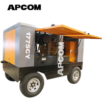 Suppo — compresseur d'air haute pression, 15 bars, 500 cfm, portable, à vis diesel, avec marteau jack, robuste, avec ce