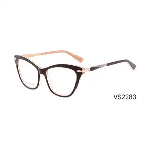 2024 New Style Acetate Eye Glasses Frame Men Women Frame Spectacles Handmade Acetate Eyewear Optical Frames