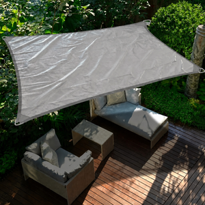 Bâche extérieure robuste VANDA 4x3m, polyester enduit PVC 405gsm, résistante aux UV et à la moisissure, abri tropical - Product Image 1