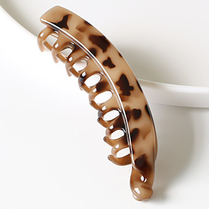 Pince à cheveux coréenne minimaliste grande taille pour queue de cheval verticale et pince à cheveux antidérapante pour l'arrière de la tête, pour des coiffures élégantes et sans effort - Product Image 1