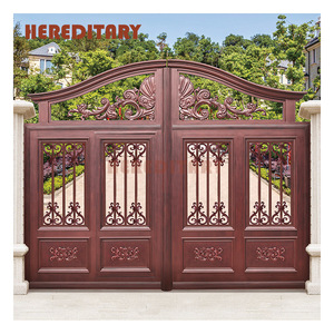 Portes automatiques en aluminium, <span class=keywords><strong>portail</strong></span> <span class=keywords><strong>coulissant</strong></span> pour allée et portails coulissants élégants - Product Image 5