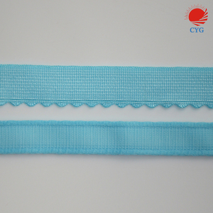 CYG Usine 10mm 15mm Bord festonné Spandex Bande Élastique pour <span class=keywords><strong>Soutien</strong></span>-<span class=keywords><strong>Gorge</strong></span> Sangle <span class=keywords><strong>Bandeau</strong></span> - Product Image 3